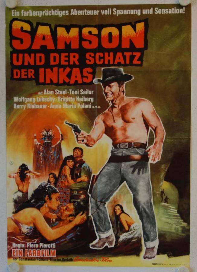 Samson und der Schatz der Inkas originales deutsches Filmplakat